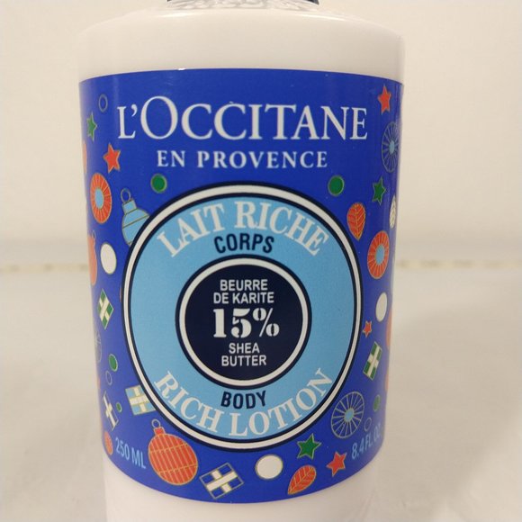 L'occitane 15% Shea Butter Rich Body Lotion 250mL NEW - Picture 3 of 7
